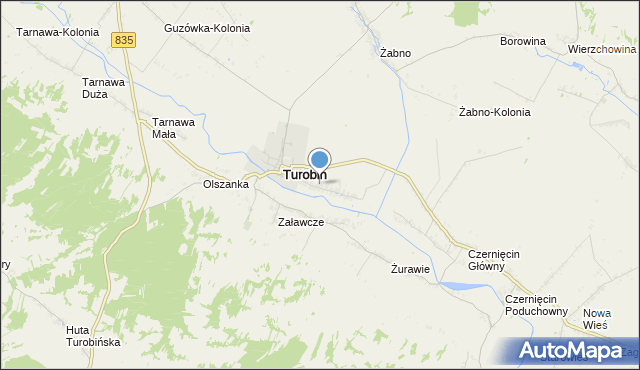 mapa Przedmieście Szczebrzeszyńskie, Przedmieście Szczebrzeszyńskie na mapie Targeo